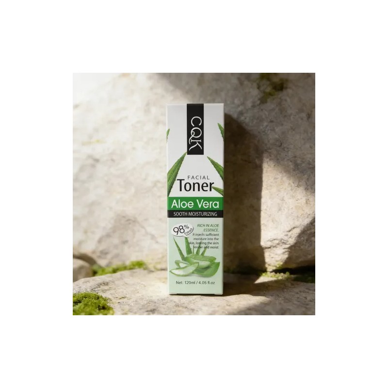 Tónico Facial Hidratante Y Suaviza Cqk Aloe Vera 120ml