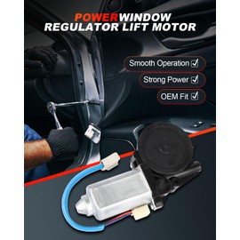 cciyu 742-183 Power Window Regulator Motor fit for 2004 for Land Rover Range Rover,1994-1998 for Ford for F-250,1994-1998 for Ford for F-150,Rear Left