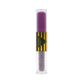 EBIN NEW YORK Secret of Pharaoh Glitter Duo Stick Dark Lotus | Dual-Ended Primer & Glitter Face Makeup Stick | Creamy Long-Lasting Shimmer Finish | Vegan & Cruelty-Free