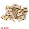 X AUTOHAUX 10 Sets 4.2x16mm Car Clips U Clip and