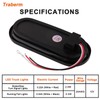 6 Pcs 6 Inch Red Oval Led Trailer Tail Lights