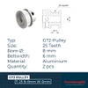 Turmberg3D – 2x GT2 Timing Belt Pulley Drive – 25