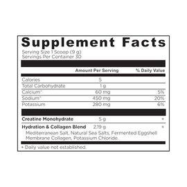 Ancient Nutrition Creatine + Collagen + Electrolytes – Muscle Strength, Lean Body Mass, Joint Comfort & Cognitive Support – Includes 5g Creatine Monohydrate for Women, Lemon (30 Servings)