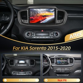 2+64G for KIA Sorento 2015 2016 2017 2018 2019 2020 Android Car Stereo with Wireless Carplay and Android Auto - 10 Inch HD Touchscreen Radio with EQ GPS WiFi FM/RDS + AHD Rear View Camera, MIC