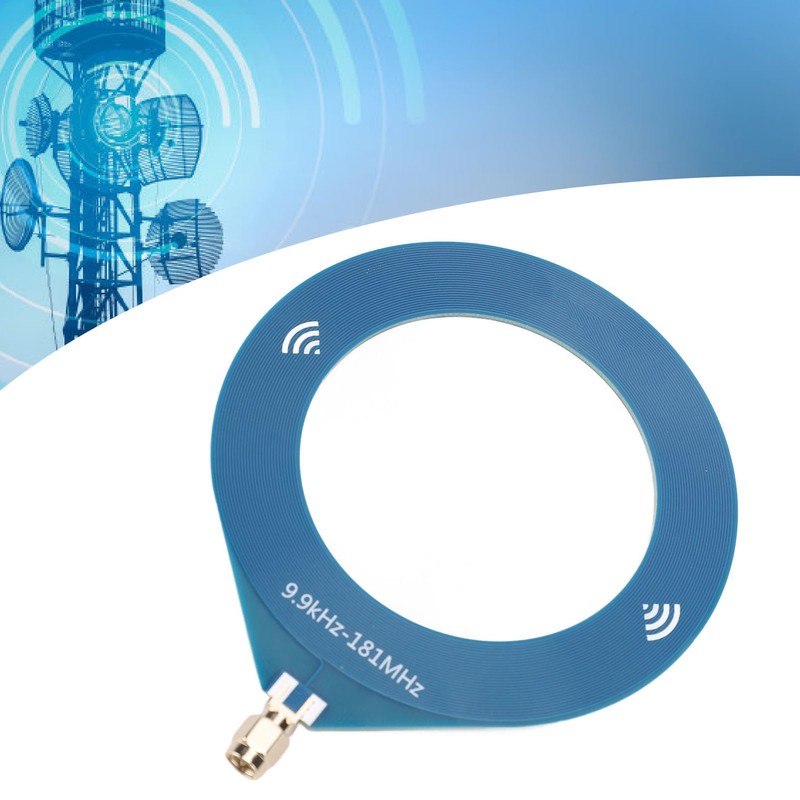 Loop Antenna 9.9kHz-181 MHz SMA Port Antenna for Outdoor Camping