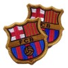 Barcelona Club Fútbol Español Parche Bordado 2 Pzas 8 Cm