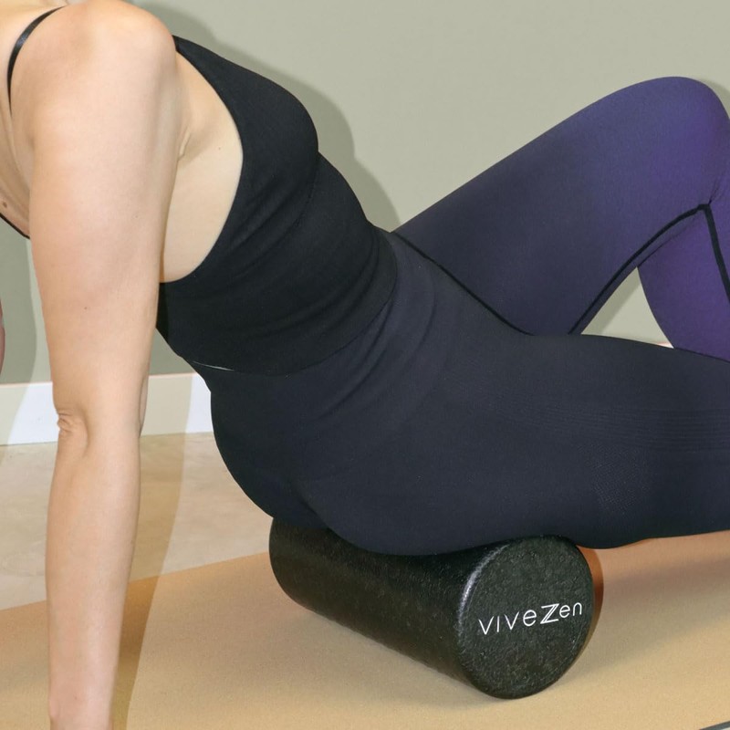 Vivezen – Yoga- und Fitnessrolle aus EPP-Hartschaum mit hoher Dichte