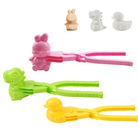 3Pcs Duck Rice Mold, Duck Rice Molds for Sushi Making Creative Animals Sushi Mold 3D Duck Rice Scoop Mold Tool for Rice Balls,3D Rice Shaper Mold Duck Rice Scoop Duck Mold Tongs (Rabbit+Duck+Dinosaur)