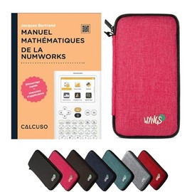 CALCUSO Accessory Standard Package Pink Compatible with Numworks Graphing Calculator (French)