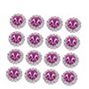 Operitacx 3sets Rhinestones Craft Crystals DIY Wedding Decorations Flatback Rhinestones