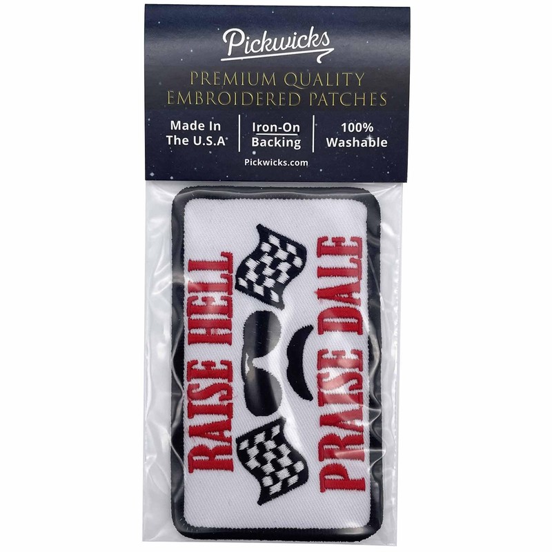 Pickwicks Raise Hell Praise Dale Patch w/Iron-On Adhesive | Racing