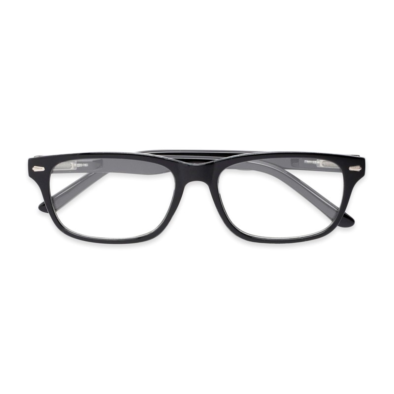 Rectangle Reading Glasses in Black by Readers.com | The Ernest