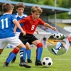 Beugo Football Shin Pads, Kids Football Shin Guards, Style B