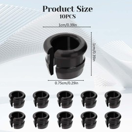 10 Pack Presta Rim Adapters, Wheels Manufacturing Presta Valve Saver, Bike Valve Stem Grommets, Presta Valve Adaptor, Convert Presta Valve Stem Grommet