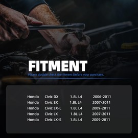 Fuel Pump for Honda Civic DX 1.8L L4 2006-2011 Civic EX 1.8L L4 2007-2011 Civic EX-L 1.8L L4 2009-2011 Civic LX 1.8L L4 2007-2011 Civic LX-S 1.8L L4 2009-2011 17045SNAA00 E8723M