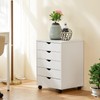 ALPEN 5 Drawer Mobile File Cabinet Under Desk Storage Organization