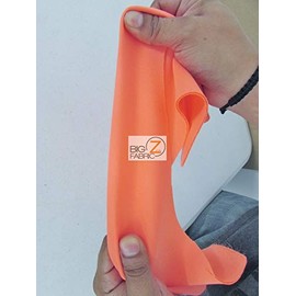 Neoprene Scuba Techno Athletic Double Knit All-Purpose Fabric by The Yard DIY Accessories Decor Fashion Clothing Aerobics (Navy Blue)