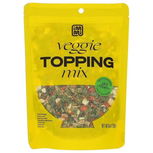 Immi Ramen Veggie Topping Mix, 6 Ounce (Pack of 6)