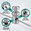 KAHZOR Pack of 8 Throttle Cable Universal, Throttle Cable Clamp,