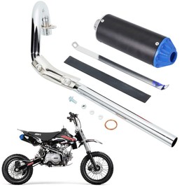 Exhaust Muffler Silencer Pipe 28mm 90cc 110cc 125cc Dirt Pit Bike CRF50 SSR Baja Coolster Piranha Pister Pro Taotao 125cc TTR Taotao DB10 DB14