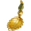 Kare Design Decorative Bowl Parrot Guard Gold / Green Fruit