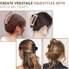Pinzas Para Cabello, 8 Piezas Para El Cabello Antideslizantes, pasador