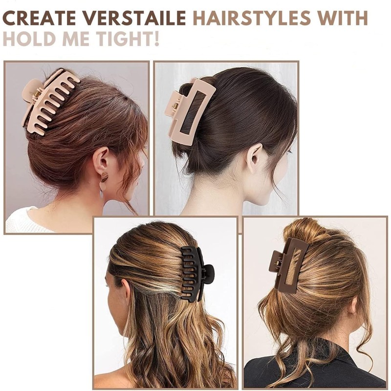 Pinzas Para Cabello, 8 Piezas Para El Cabello Antideslizantes, pasador