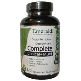 Emerald Labs CoEnzymated Complete Clinical + Multi  120 vcaps Exp 11/26