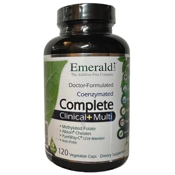 Emerald Labs CoEnzymated Complete Clinical + Multi 120 vcaps Exp
