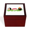 CafePress Maki Nigiri Ikura Sushi Memory Keepsake Jewelry Box, 5"x5"x3.75"