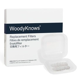 Replacement Filters of WoodyKnows Super-Defense Nasal Filters (Replacement Filter-Narrow 60 Pairs, X-Large)