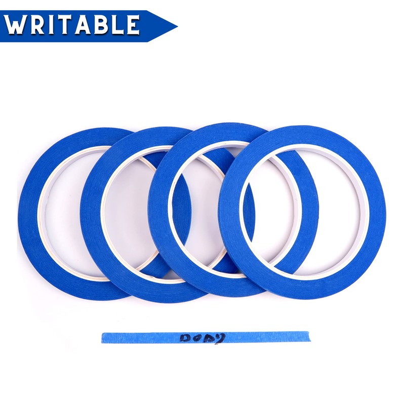 DOAY Blue Painters Tape 1/4 Inches x 30 Yards -