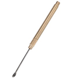 Snuff Spoon, Durable Brass Ear Pick Titanium Alloy Portable Light with Accessories for Removing Ear Wax for Cleaning Ears