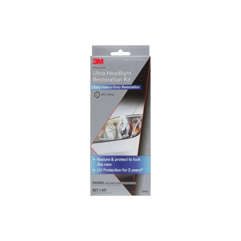3M Ultra Headlight Restoration Kit for Lenses & Lights