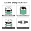 AC400 Replacement Filter Compatible with Purivortex AC400 Air Cleaner Purifier,