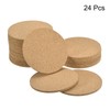 QUARKZMAN 95 mm (3.74 inches) round coasters, 4 mm thick