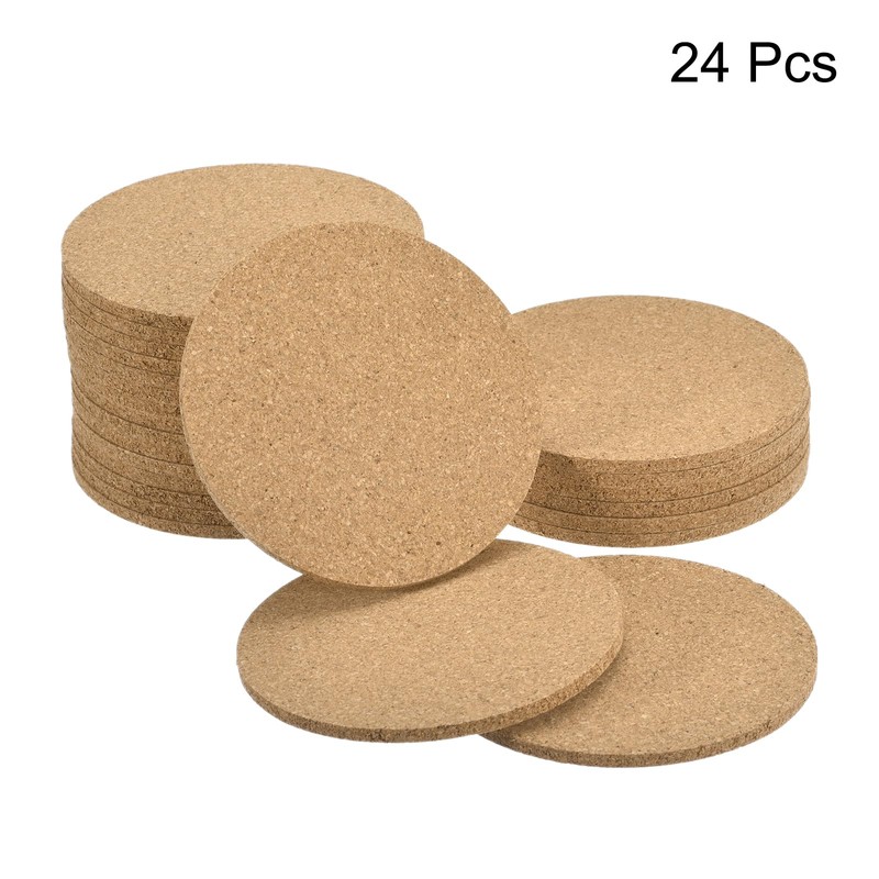 QUARKZMAN 95 mm (3.74 inches) round coasters, 4 mm thick