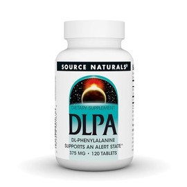 Source Naturals DLPA DL-Phenylalanine, Supports an Alert State* - 375 mg -120 Tablets