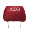 Delta Sigma Theta Red CAR SEAT Headrest Cover