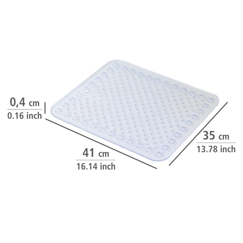 Wenko Sink Insert Crystal Square Sink Mat