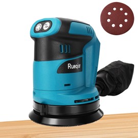 Random Orbit Sander for Makita 18v Battery(Tool Only),Brushless Motor 6 Variable Speed Orbital Hand Sander with Dust Collector for Woodworking Sanding and Polishing