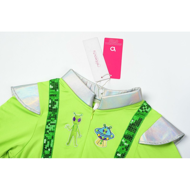 ReliBeauty Alien Costume Children's Boy, 7-8 Years (Tag 120)