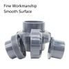 63mm x 63mm PVC Pipe Fitting Union Connector Solvent Socket,