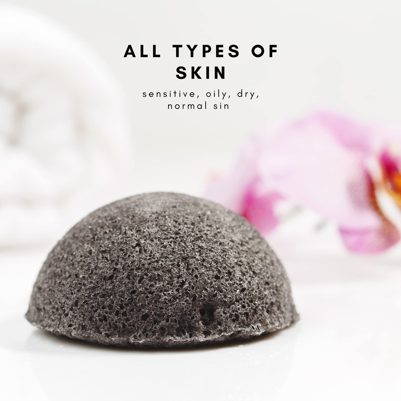 Love Our Planet Facial Konjac Sponge (4 Pack) | Exfoliating