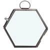 Joyzan Hanging Glass Photo Frame, Hexagon Wall Hanging Picture Artwork