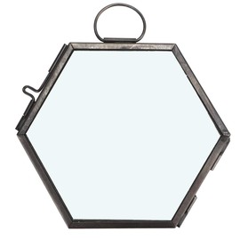 Joyzan Hanging Glass Photo Frame, Hexagon Wall Hanging Picture Artwork Display Frame Floating Hexagonal Picture Frame for Hanging Modern Hexagon Display Pressed Flowers Pictures Home Decoration