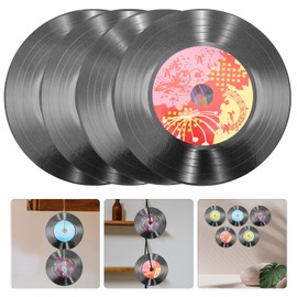 - Letreros clásico para decoración clásico, 12 unidades, discos de vinilo, estilo retro, para colgar en la pared, para bar, decoración clásico, decoración retro, decoración retro