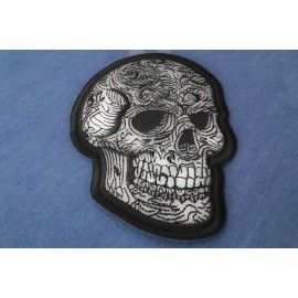 Ivamis Pattern Skull Patch - 3x4 inch - P7506