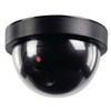 Ex-Pro Black Dummy/Fake CCTV Security Dome Camera With built-in Flashing