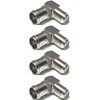 CESS - Conector F-Jack coaxial de ángulo recto a F-Quick